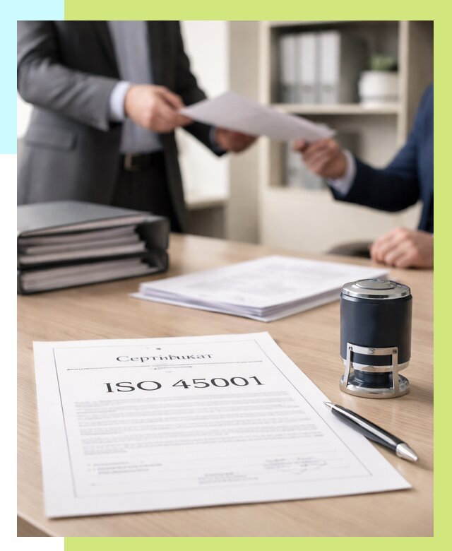 Сертификат ISO 45001 в Тутаеве под ключ от 47178 р. | Сертэкс